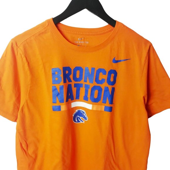 Nike Bronco Nation Athletic Cut T Shirt Sports Active Football Graphic Tee L - Picture 2 of 10